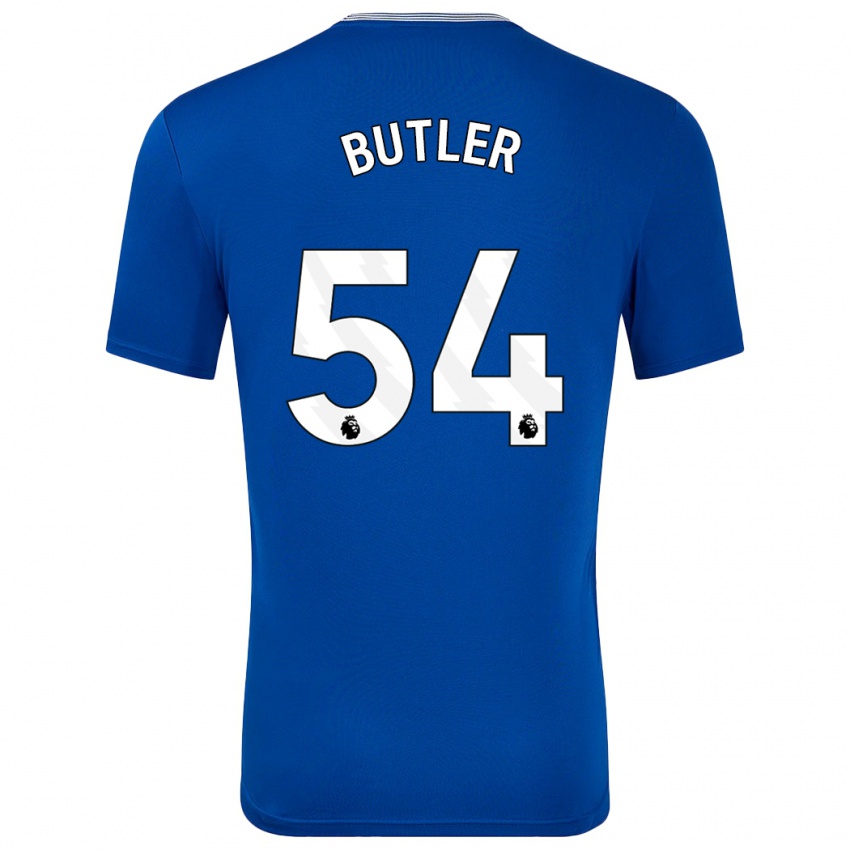 Niño Camiseta Jack Butler #54 Azul Con 1ª Equipación 2024/25 La Camisa Perú