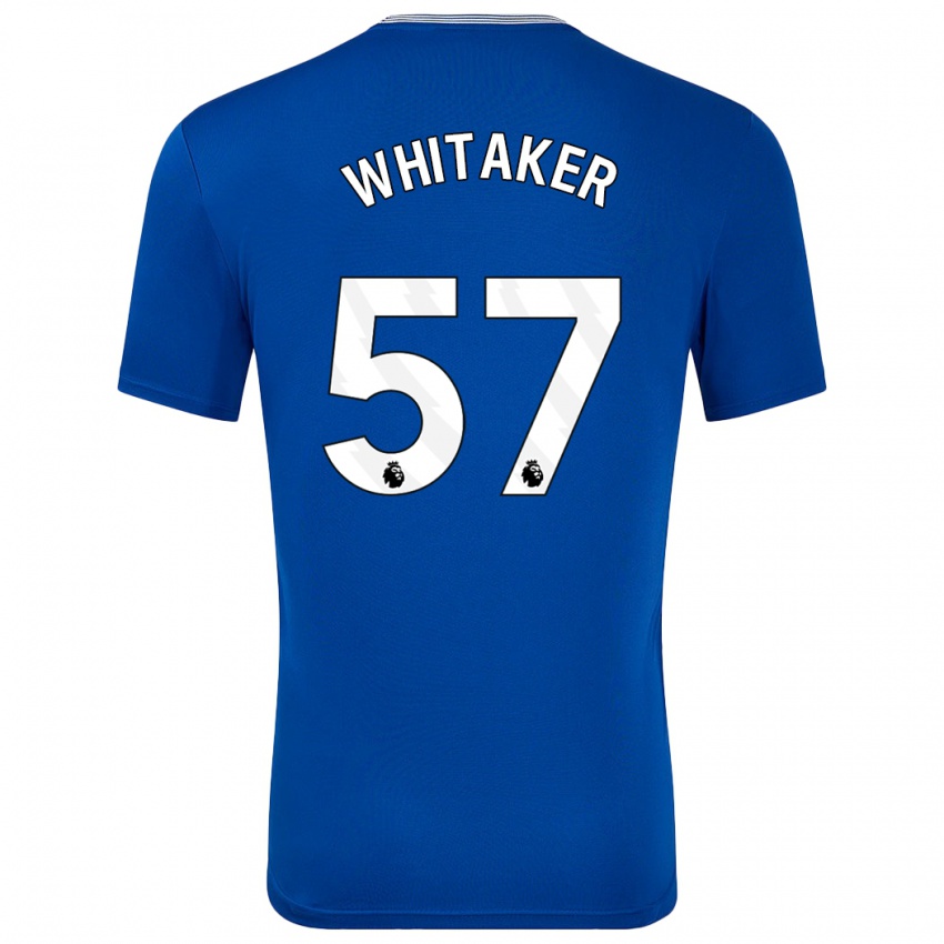 Niño Camiseta Charlie Whitaker #57 Azul Con 1ª Equipación 2024/25 La Camisa Perú