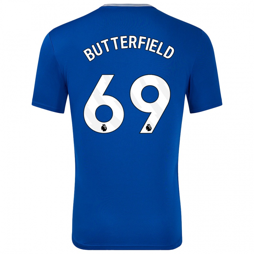 Niño Camiseta Luke Butterfield #69 Azul Con 1ª Equipación 2024/25 La Camisa Perú