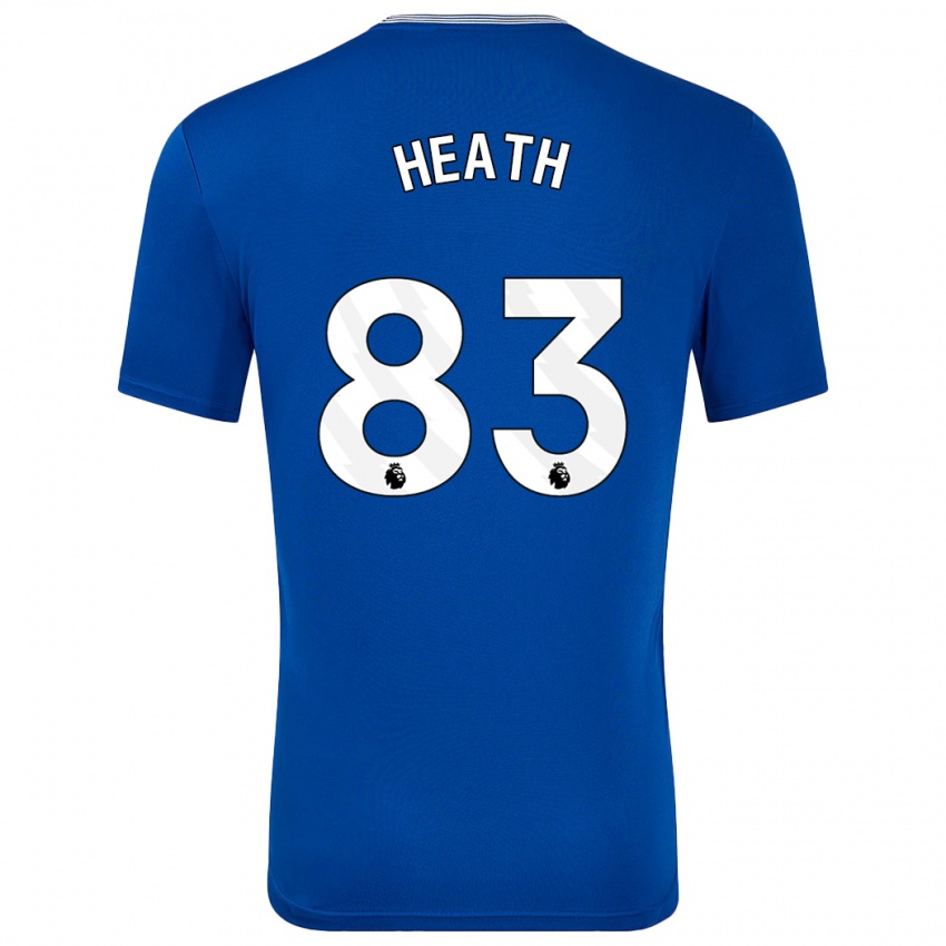 Niño Camiseta Isaac Heath #83 Azul Con 1ª Equipación 2024/25 La Camisa Perú