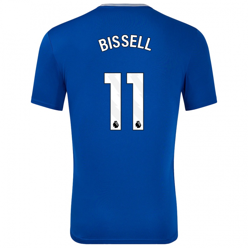 Niño Camiseta Emma Bissell #11 Azul Con 1ª Equipación 2024/25 La Camisa Perú