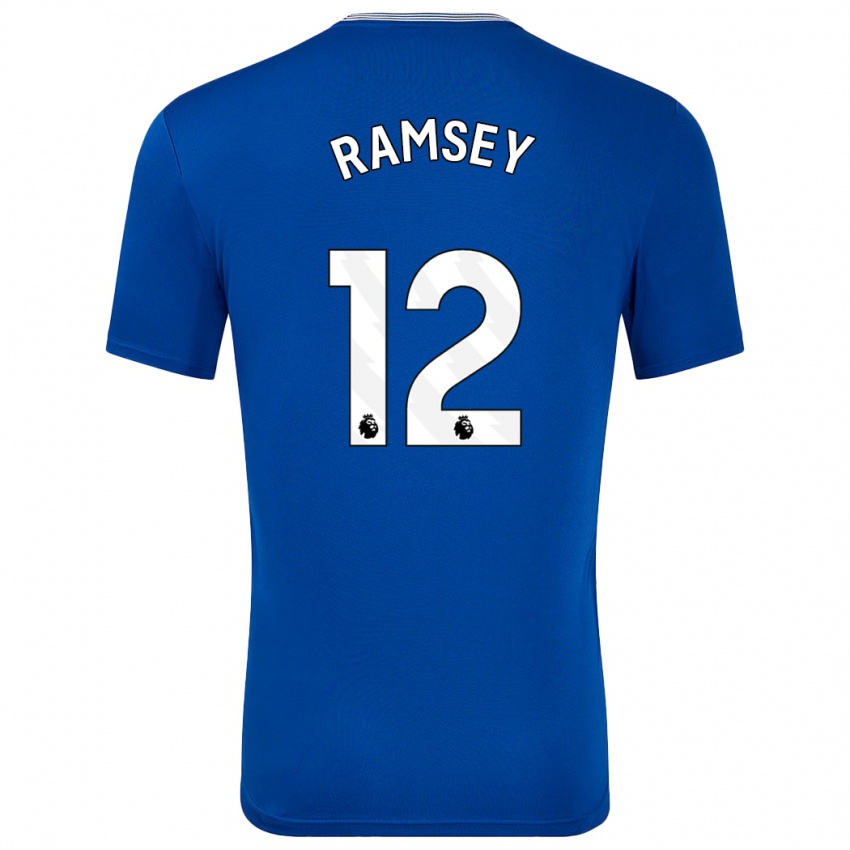 Niño Camiseta Emily Ramsey #12 Azul Con 1ª Equipación 2024/25 La Camisa Perú