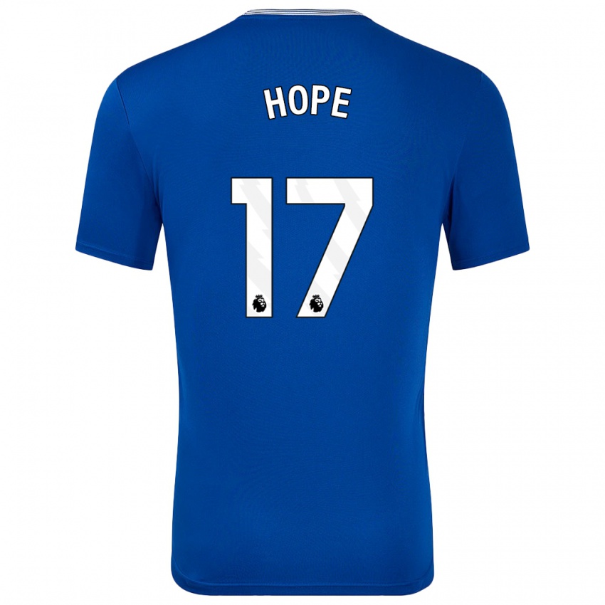 Niño Camiseta Lucy Hope #17 Azul Con 1ª Equipación 2024/25 La Camisa Perú