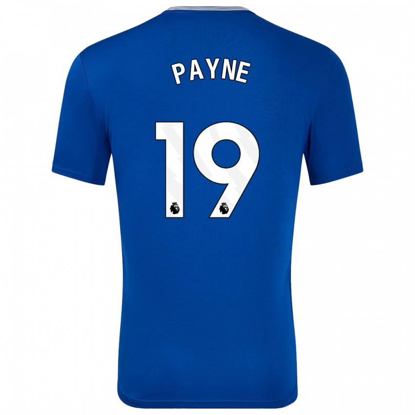 Niño Camiseta Heather Payne #19 Azul Con 1ª Equipación 2024/25 La Camisa Perú