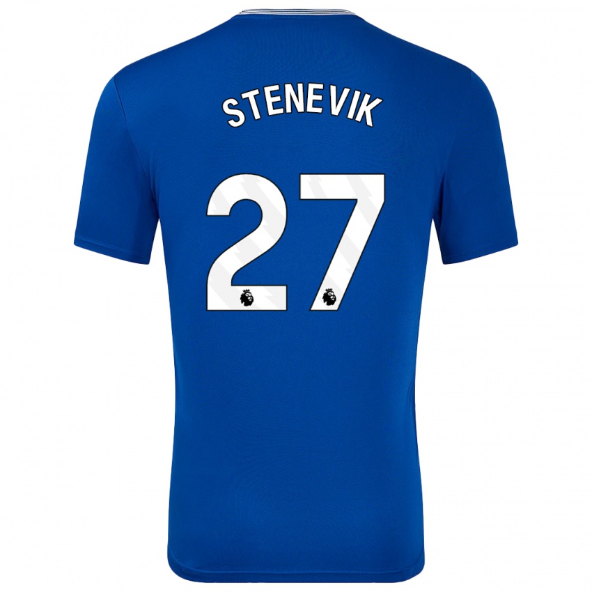 Niño Camiseta Elise Stenevik #27 Azul Con 1ª Equipación 2024/25 La Camisa Perú