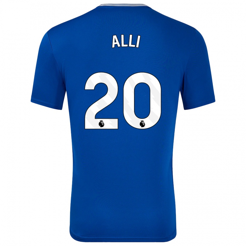 Niño Camiseta Dele Alli #20 Azul Con 1ª Equipación 2024/25 La Camisa Perú