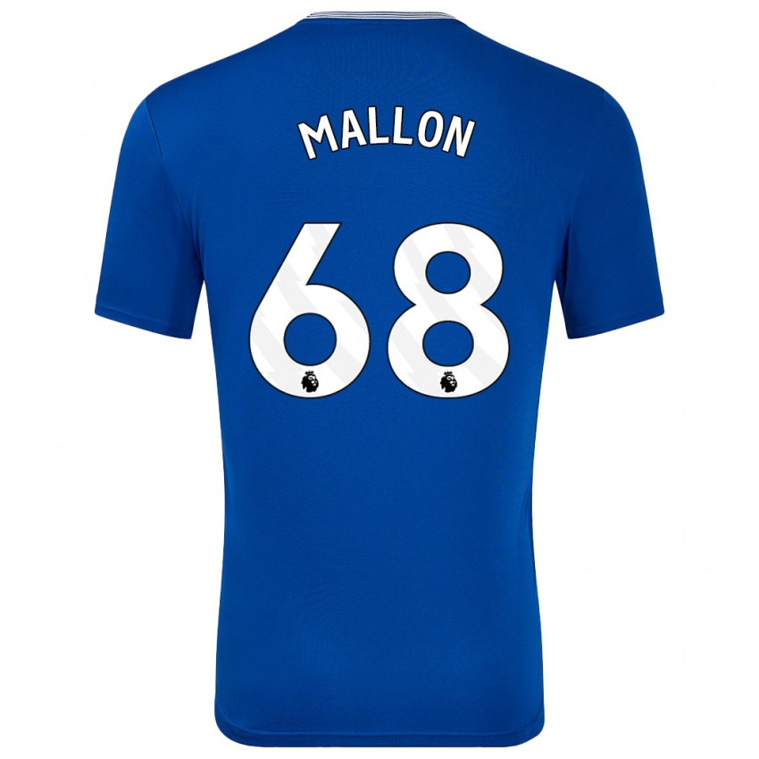 Niño Camiseta Mathew Mallon #68 Azul Con 1ª Equipación 2024/25 La Camisa Perú