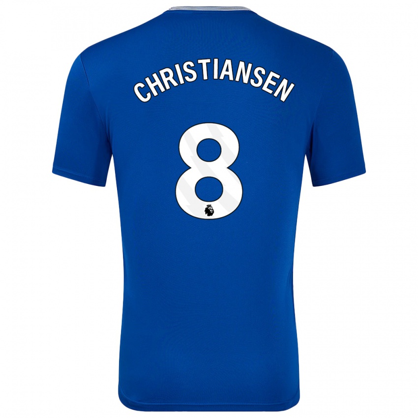 Niño Camiseta Izzy Christiansen #8 Azul Con 1ª Equipación 2024/25 La Camisa Perú