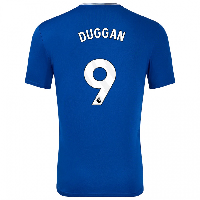 Niño Camiseta Toni Duggan #9 Azul Con 1ª Equipación 2024/25 La Camisa Perú