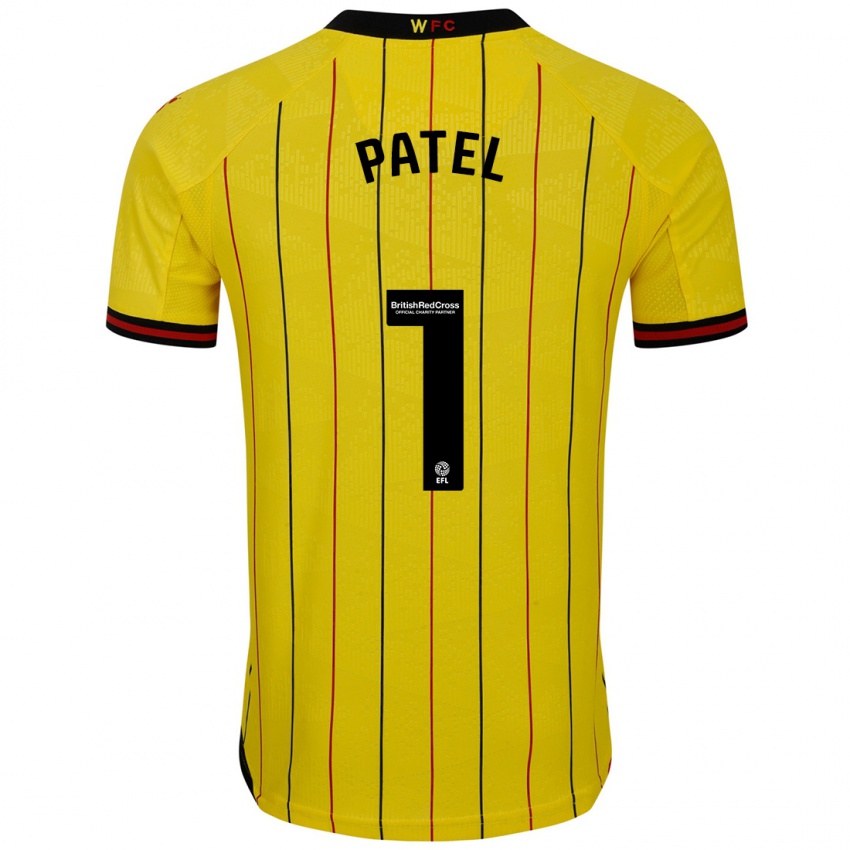 Niño Camiseta Safia Middleton-Patel #1 Amarillo Negro 1ª Equipación 2024/25 La Camisa Perú