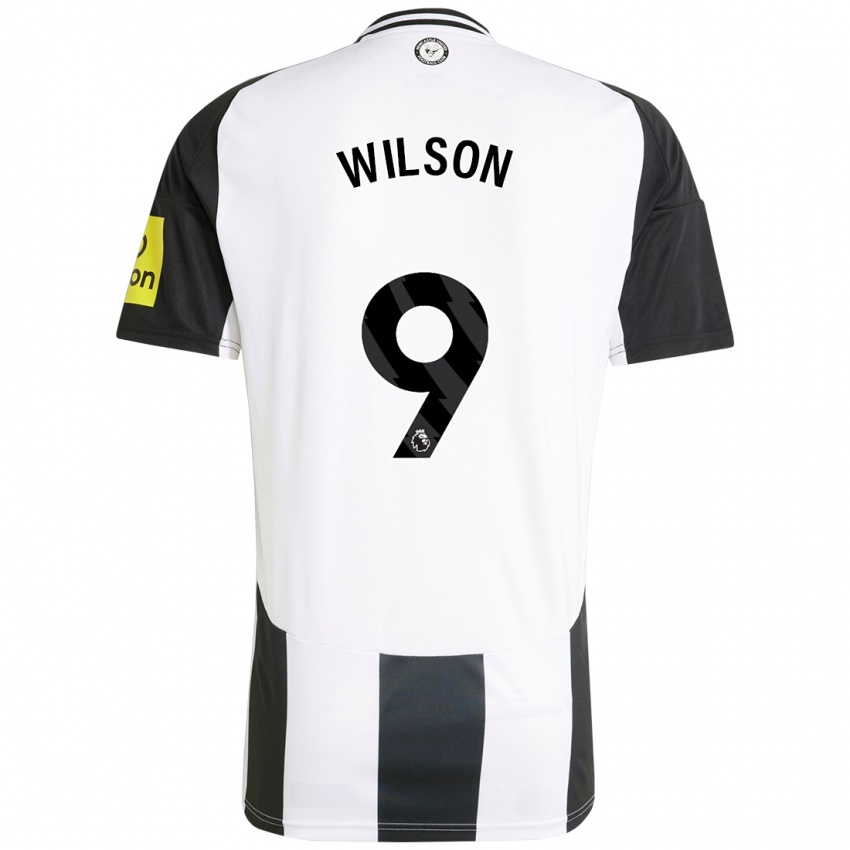 Niño Camiseta Callum Wilson #9 Blanco Negro 1ª Equipación 2024/25 La Camisa Perú