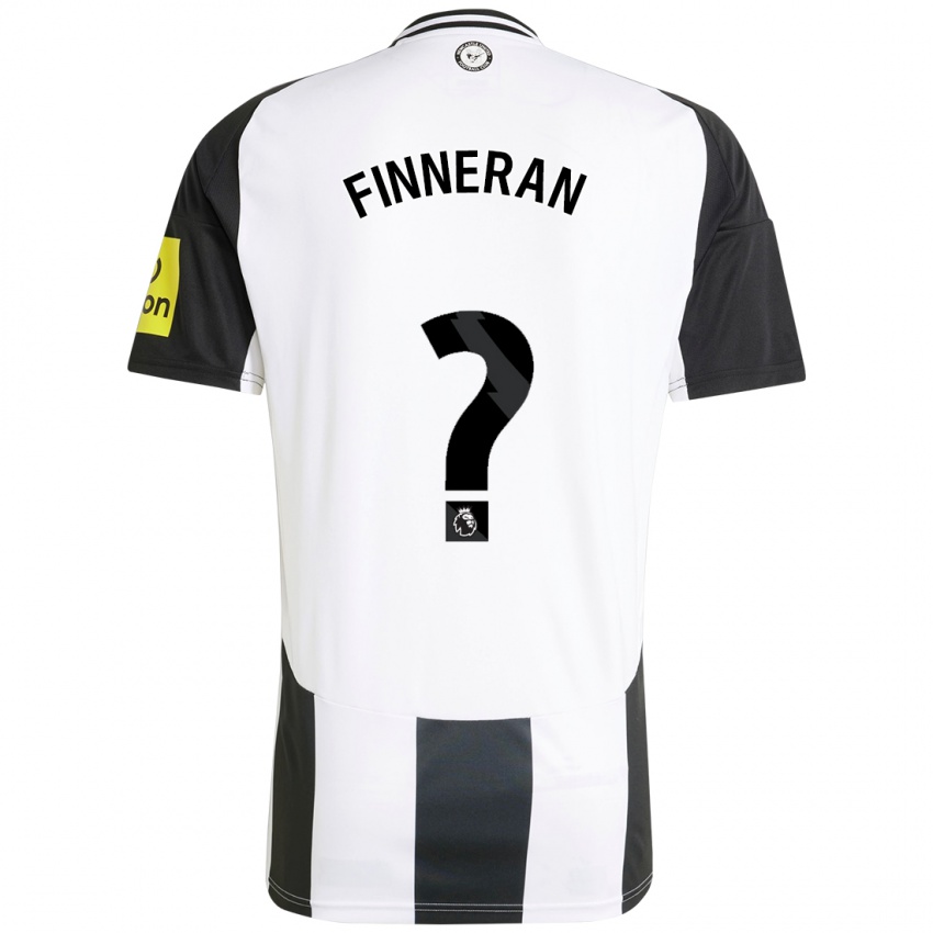 Niño Camiseta Rory Finneran #0 Blanco Negro 1ª Equipación 2024/25 La Camisa Perú