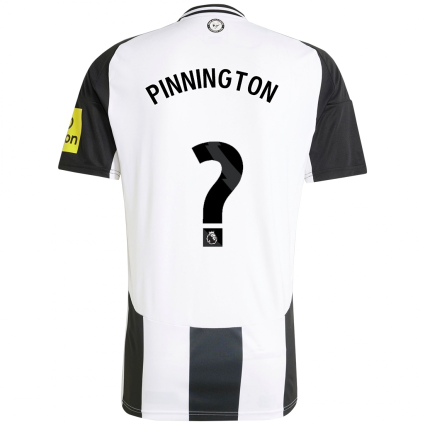 Niño Camiseta Sam Pinnington #0 Blanco Negro 1ª Equipación 2024/25 La Camisa Perú