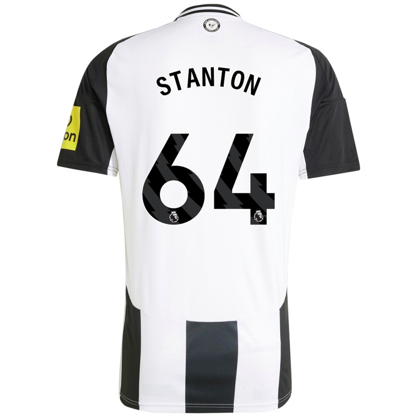 Niño Camiseta Ellis Stanton #64 Blanco Negro 1ª Equipación 2024/25 La Camisa Perú