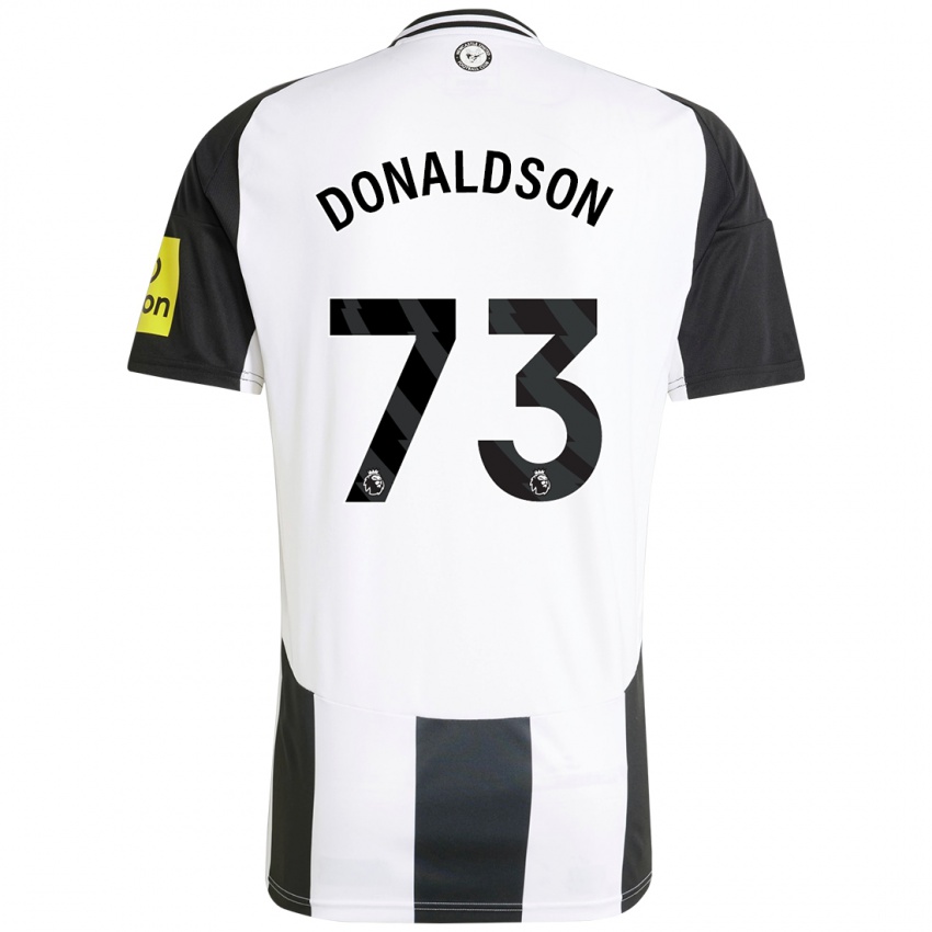 Niño Camiseta Josh Donaldson #73 Blanco Negro 1ª Equipación 2024/25 La Camisa Perú