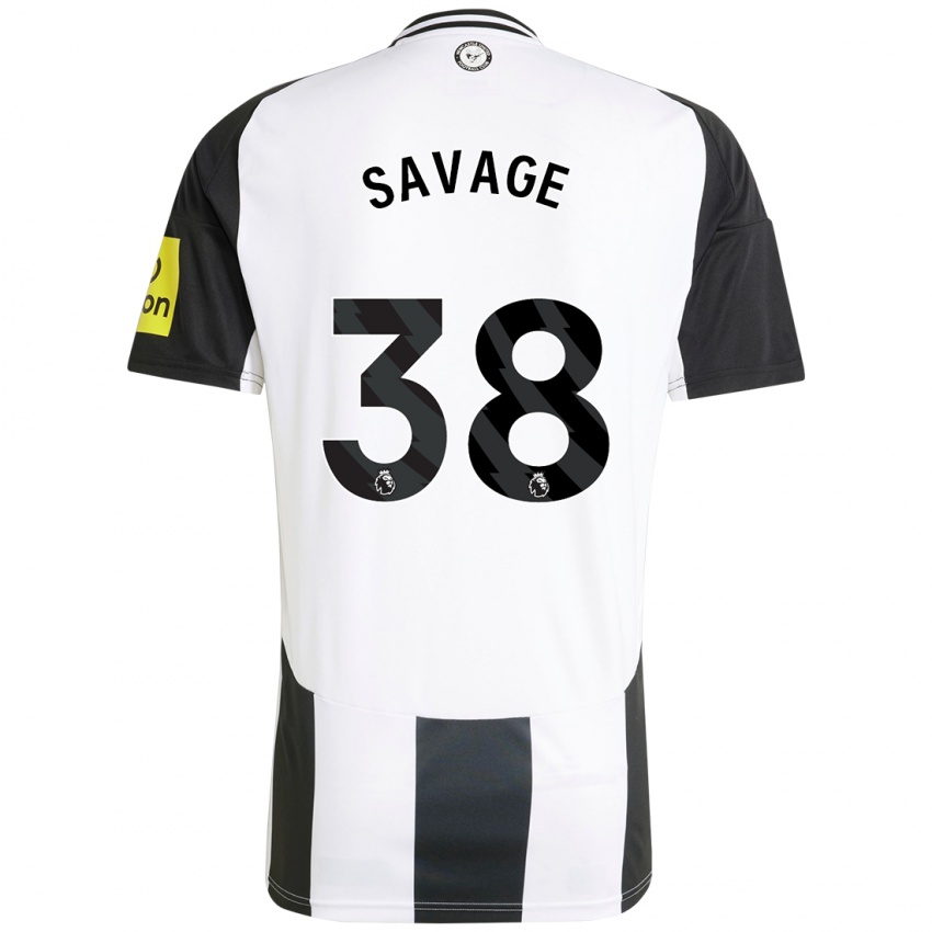 Niño Camiseta Remi Savage #38 Blanco Negro 1ª Equipación 2024/25 La Camisa Perú