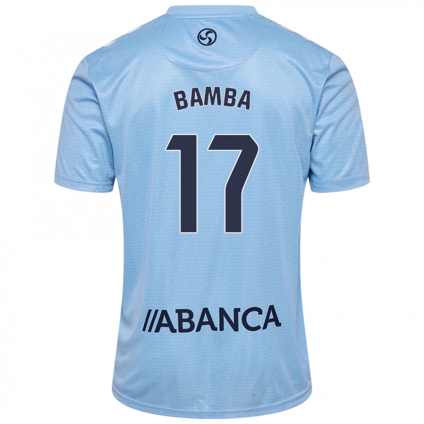 Niño Camiseta Jonathan Bamba #17 Azul Cielo 1ª Equipación 2024/25 La Camisa Perú