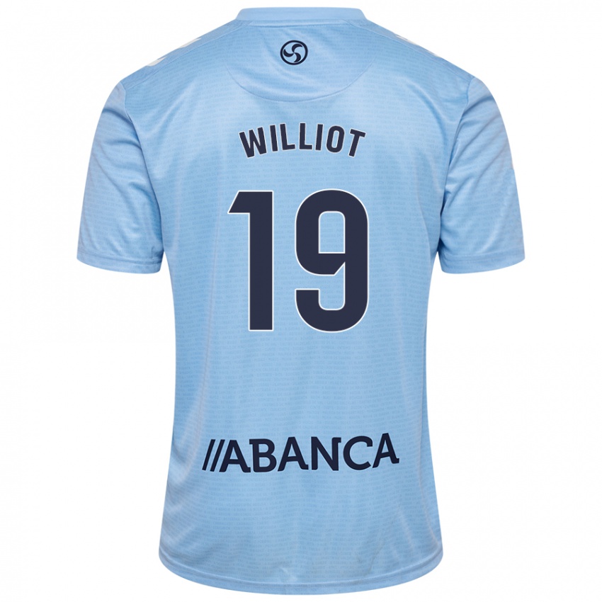 Niño Camiseta Williot Swedberg #19 Azul Cielo 1ª Equipación 2024/25 La Camisa Perú