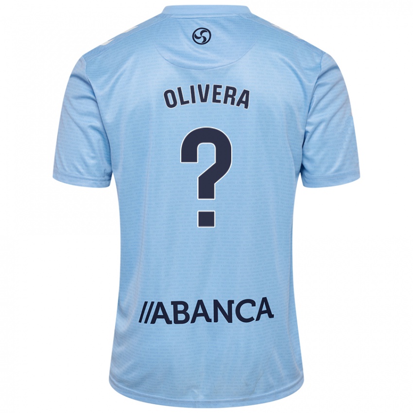 Niño Camiseta Nacho Olivera #0 Azul Cielo 1ª Equipación 2024/25 La Camisa Perú