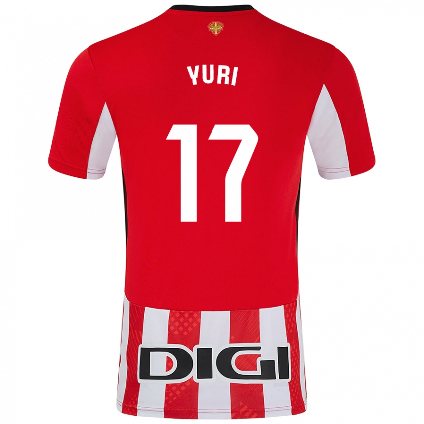 Niño Camiseta Yuri Berchiche #17 Rojo Blanco 1ª Equipación 2024/25 La Camisa Perú