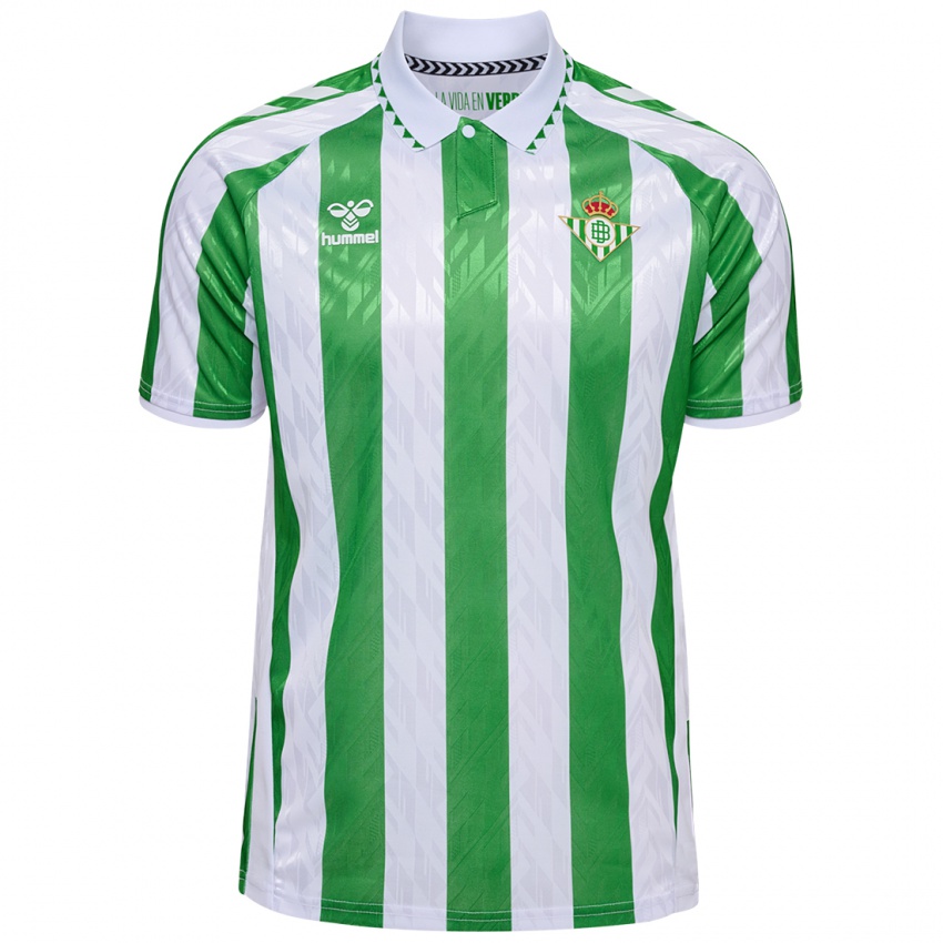 Niño Camiseta Luis Velilles #0 Verde Rayas Blancas 1ª Equipación 2024/25 La Camisa Perú