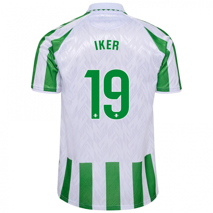 Niño Camiseta Iker Losada #19 Verde Rayas Blancas 1ª Equipación 2024/25 La Camisa Perú