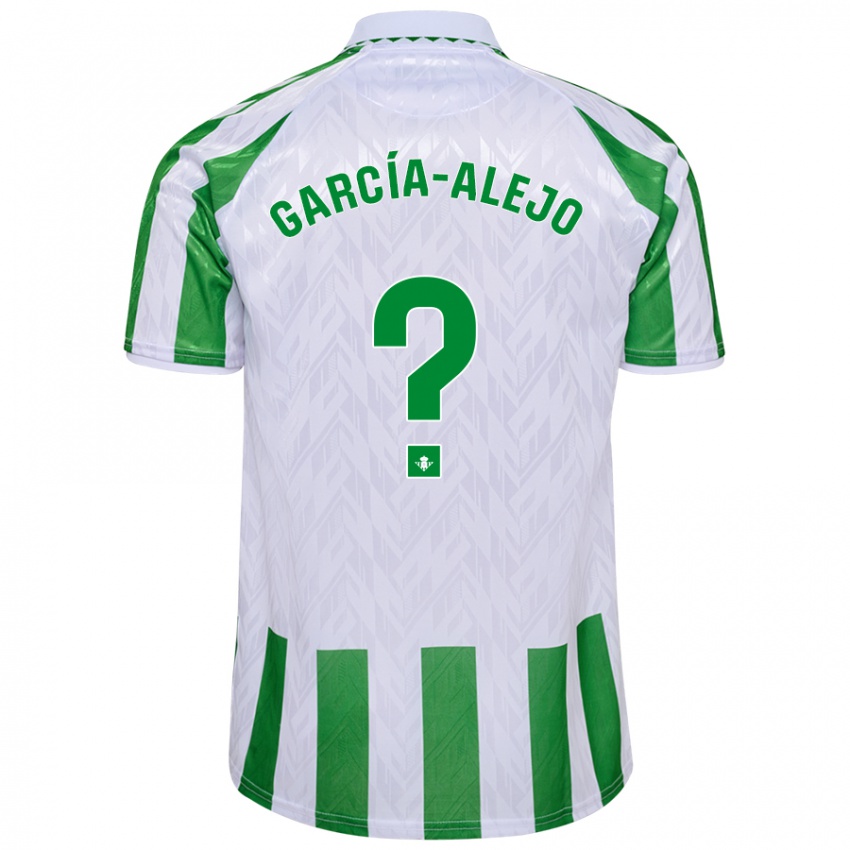 Niño Camiseta Raúl García-Alejo #0 Verde Rayas Blancas 1ª Equipación 2024/25 La Camisa Perú