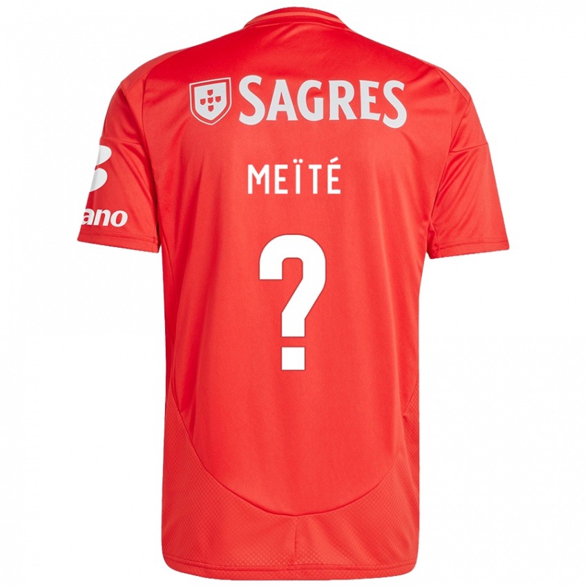 Niño Camiseta Soualiho Meïté #0 Rojo Blanco 1ª Equipación 2024/25 La Camisa Perú