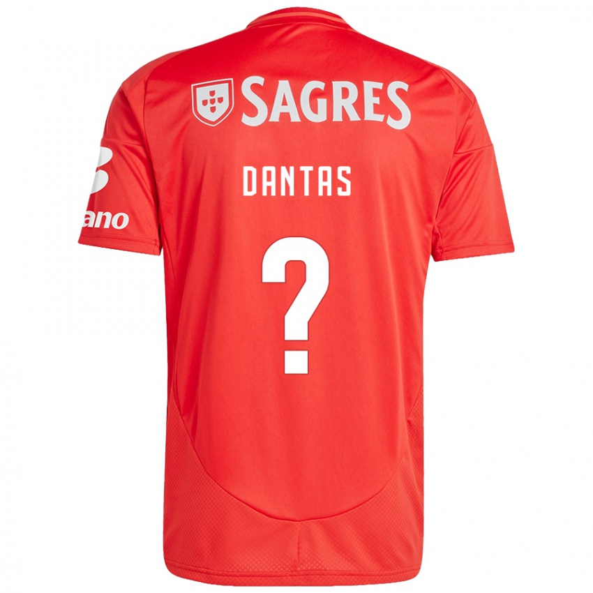 Niño Camiseta Tiago Dantas #0 Rojo Blanco 1ª Equipación 2024/25 La Camisa Perú