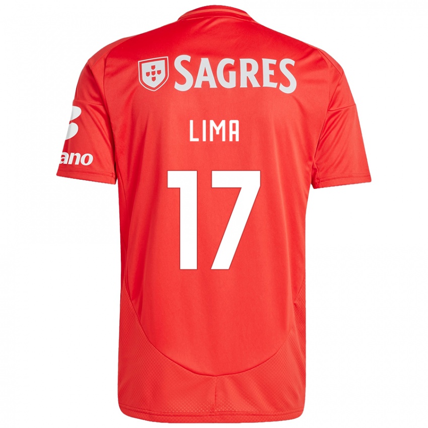 Niño Camiseta Ivan Lima #17 Rojo Blanco 1ª Equipación 2024/25 La Camisa Perú