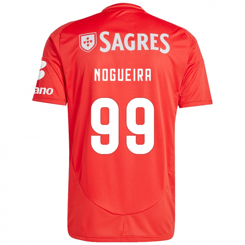 Niño Camiseta Beatriz Nogueira #99 Rojo Blanco 1ª Equipación 2024/25 La Camisa Perú