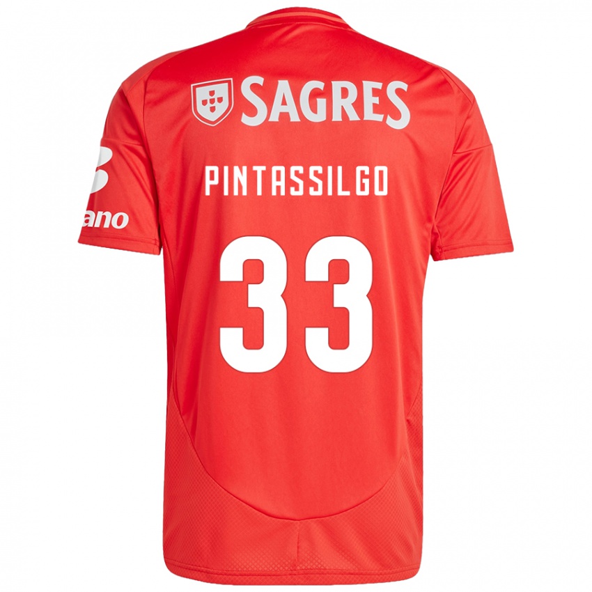 Niño Camiseta Lara Pintassilgo #33 Rojo Blanco 1ª Equipación 2024/25 La Camisa Perú