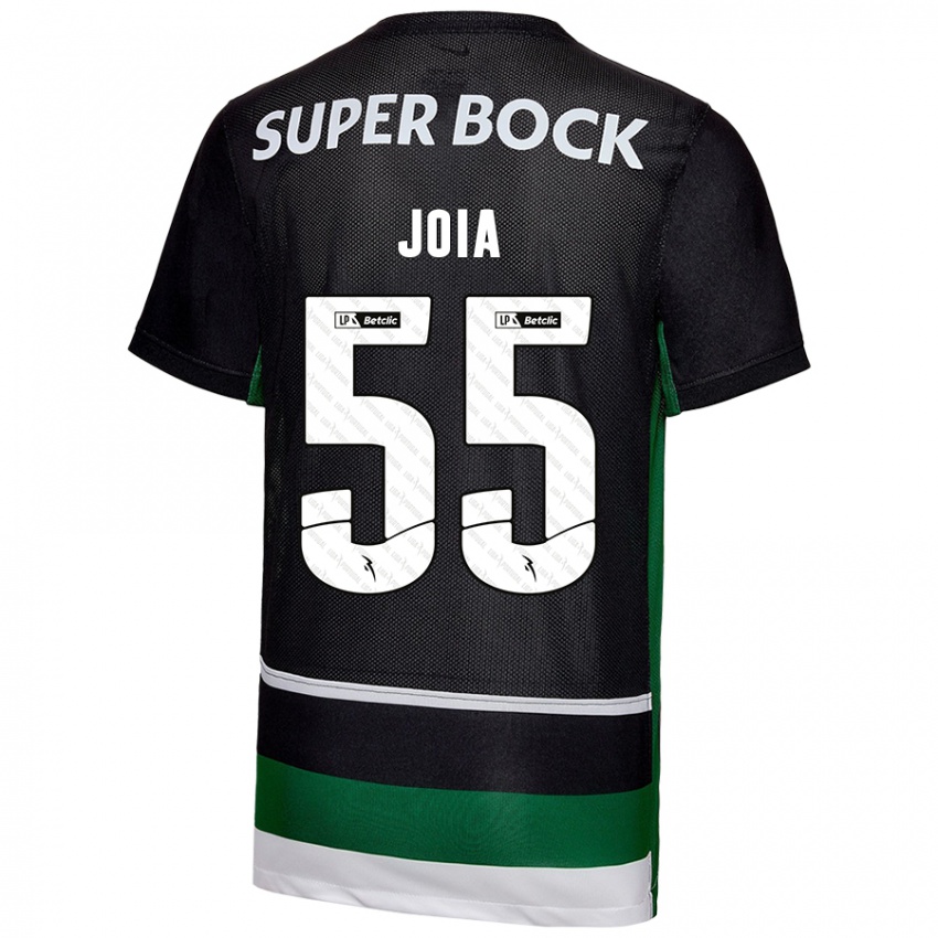 Niño Camiseta Carolina Joia #55 Negro Blanco Verde 1ª Equipación 2024/25 La Camisa Perú