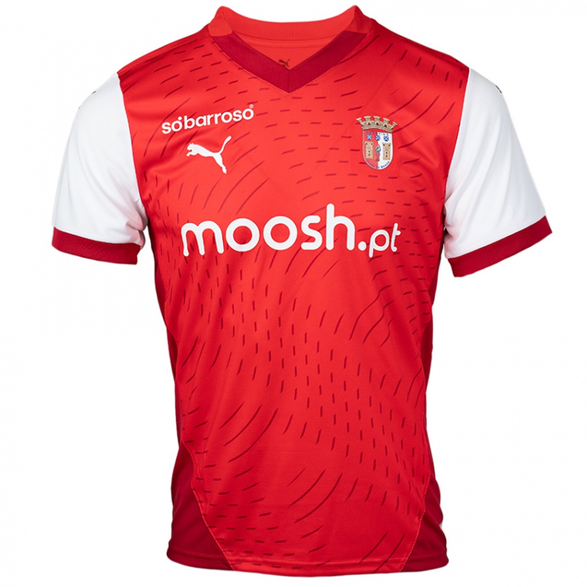 Niño Camiseta Edgar Mota #0 Rojo Blanco 1ª Equipación 2024/25 La Camisa Perú