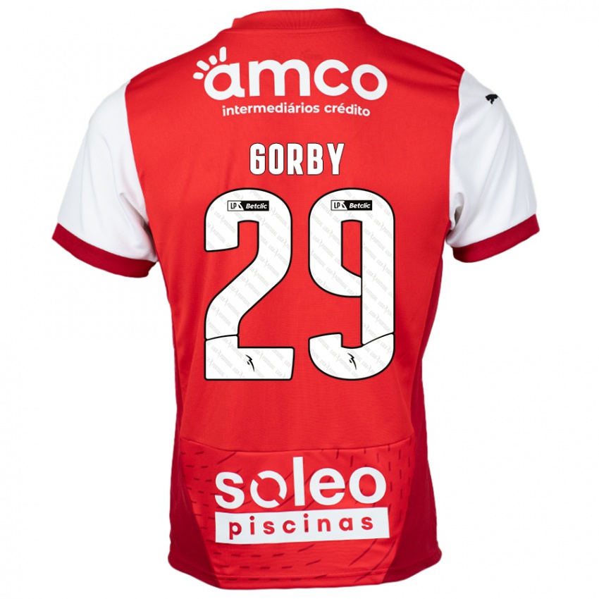 Niño Camiseta Gorby #29 Rojo Blanco 1ª Equipación 2024/25 La Camisa Perú