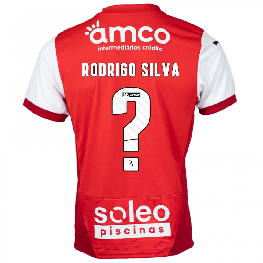 Niño Camiseta Rodrigo Silva #0 Rojo Blanco 1ª Equipación 2024/25 La Camisa Perú