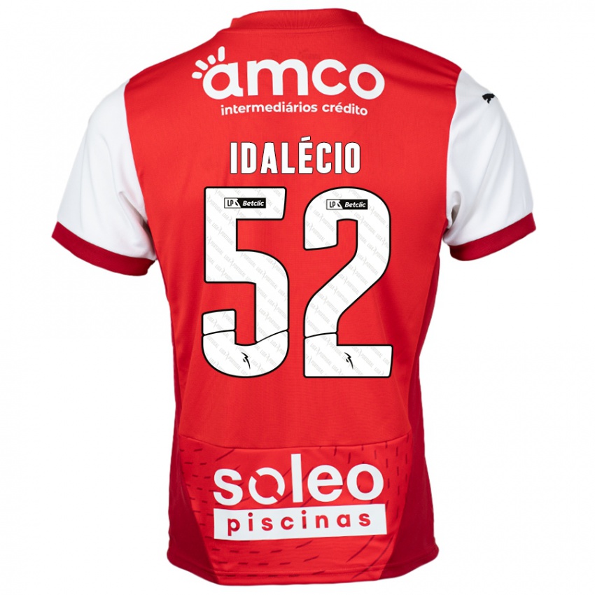 Niño Camiseta Idalécio #52 Rojo Blanco 1ª Equipación 2024/25 La Camisa Perú