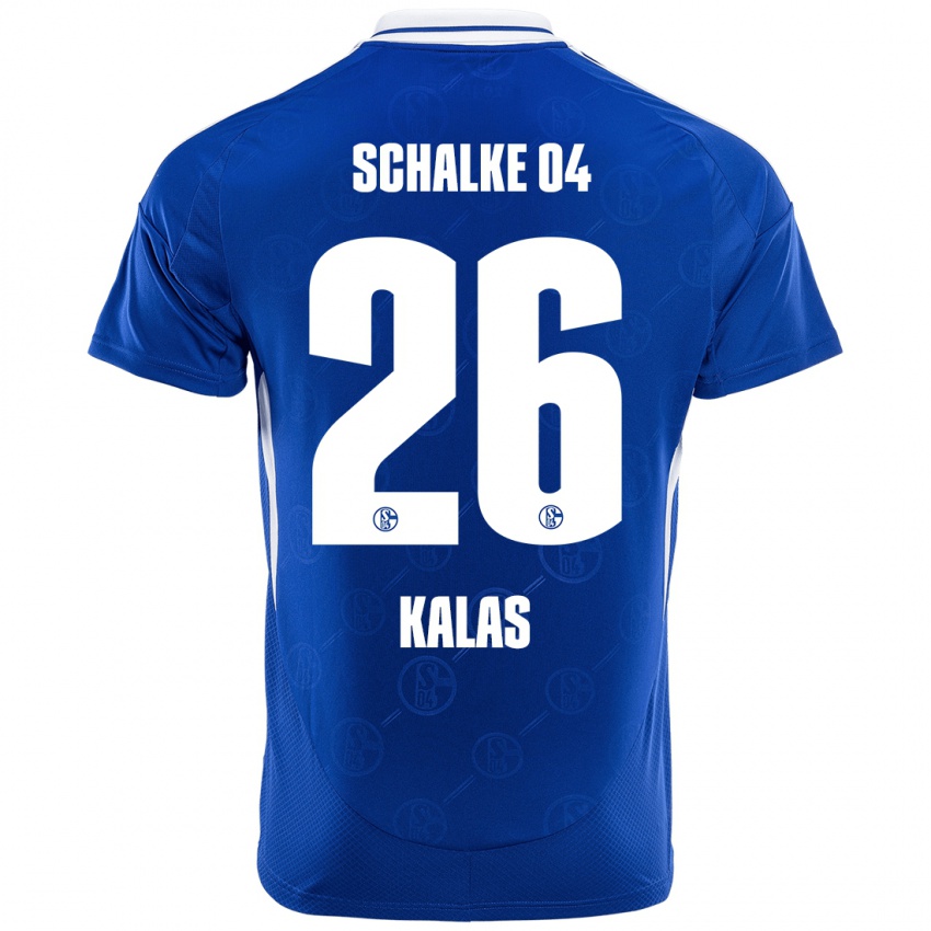 Niño Camiseta Tomas Kalas #26 Azul Real 1ª Equipación 2024/25 La Camisa Perú