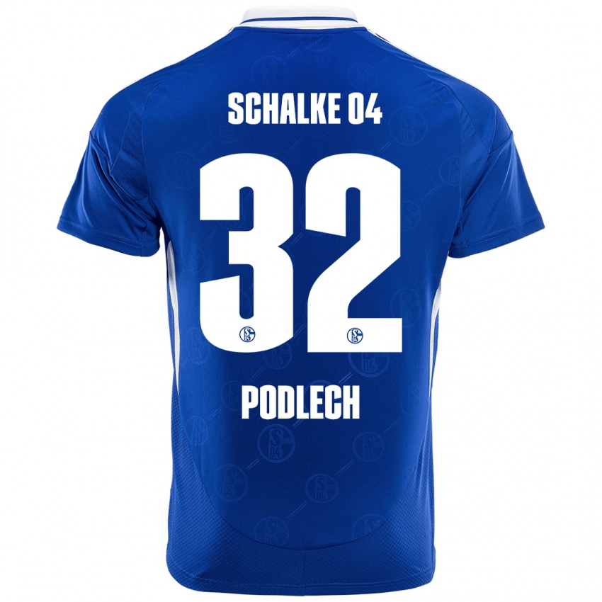 Niño Camiseta Luca Podlech #32 Azul Real 1ª Equipación 2024/25 La Camisa Perú