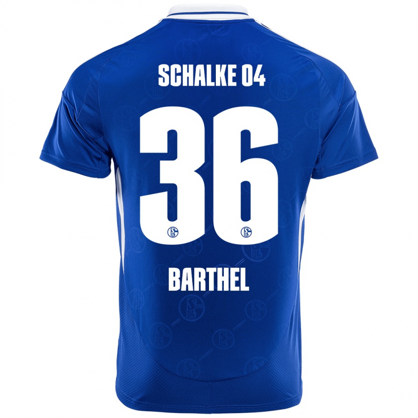 Niño Camiseta Niklas Barthel #36 Azul Real 1ª Equipación 2024/25 La Camisa Perú