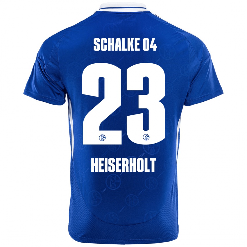 Niño Camiseta Finn Heiserholt #23 Azul Real 1ª Equipación 2024/25 La Camisa Perú