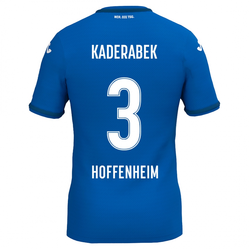 Niño Camiseta Pavel Kaderabek #3 Azul Real 1ª Equipación 2024/25 La Camisa Perú