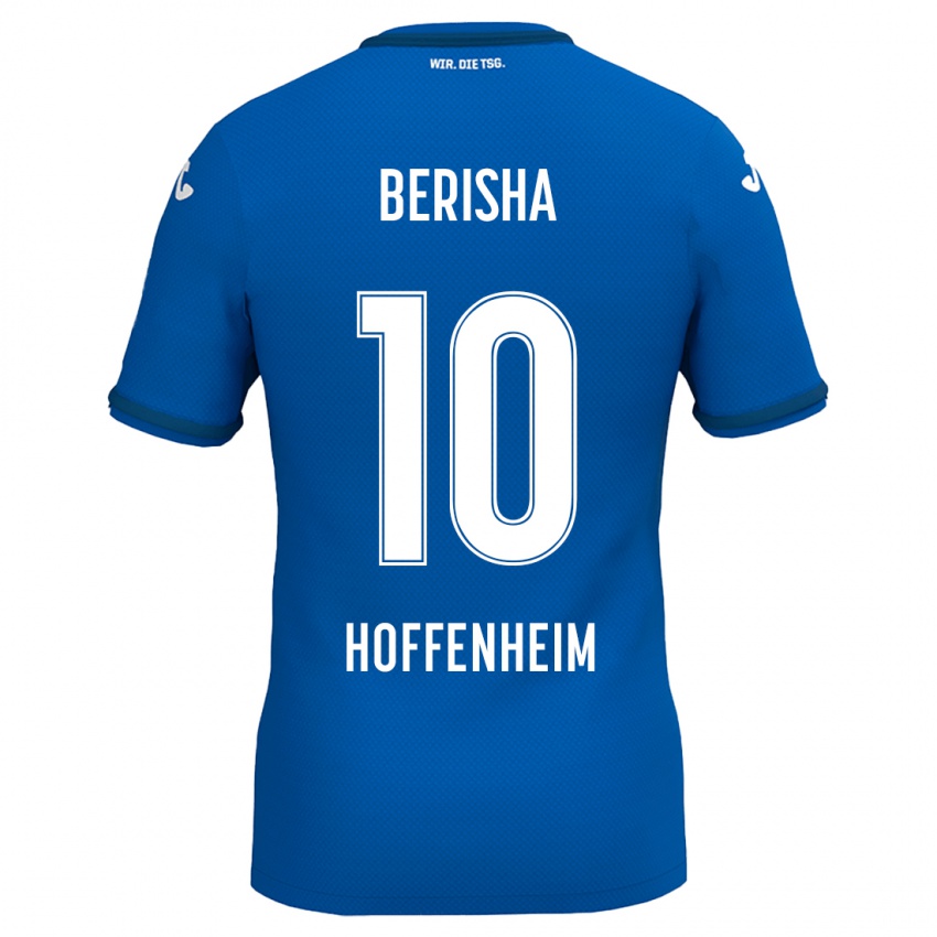 Niño Camiseta Mergim Berisha #10 Azul Real 1ª Equipación 2024/25 La Camisa Perú