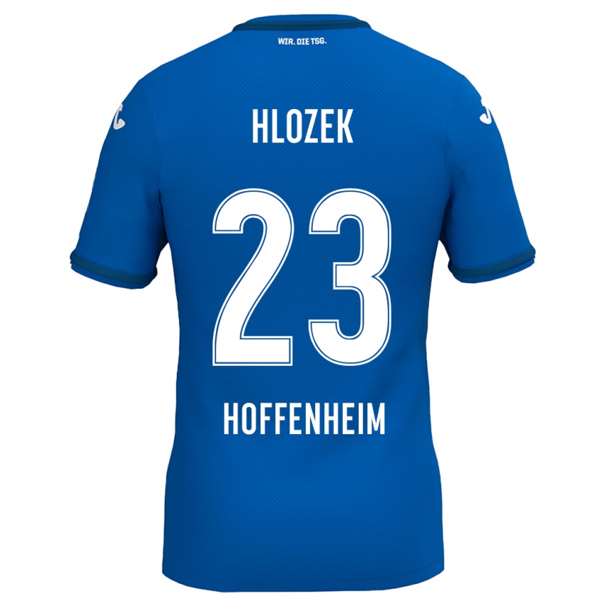 Niño Camiseta Adam Hlozek #23 Azul Real 1ª Equipación 2024/25 La Camisa Perú