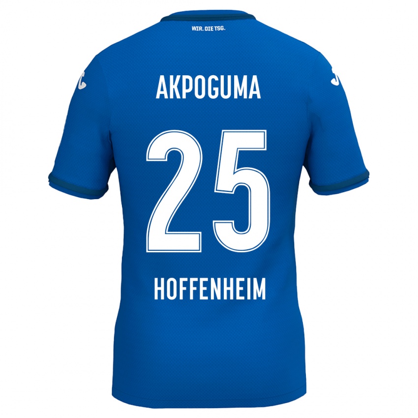 Niño Camiseta Kevin Akpoguma #25 Azul Real 1ª Equipación 2024/25 La Camisa Perú