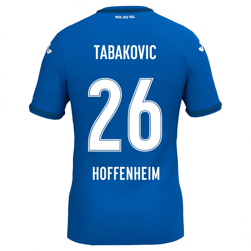 Niño Camiseta Haris Tabakovic #26 Azul Real 1ª Equipación 2024/25 La Camisa Perú