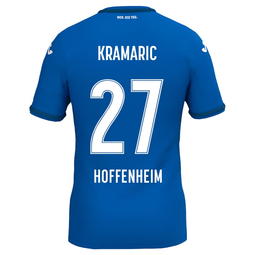 Niño Camiseta Andrej Kramaric #27 Azul Real 1ª Equipación 2024/25 La Camisa Perú