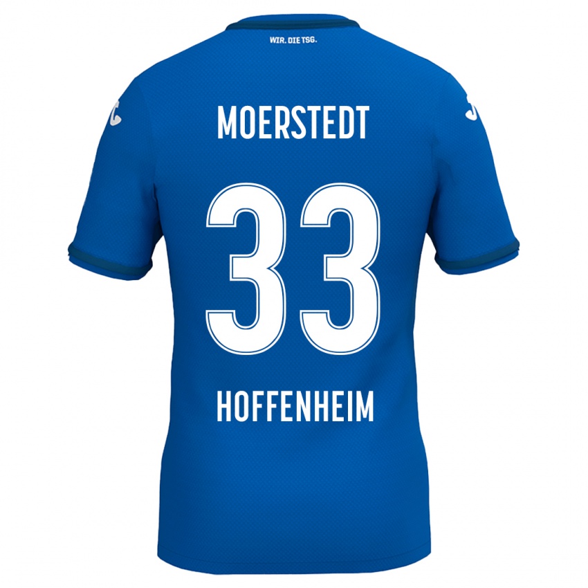 Niño Camiseta Max Moerstedt #33 Azul Real 1ª Equipación 2024/25 La Camisa Perú