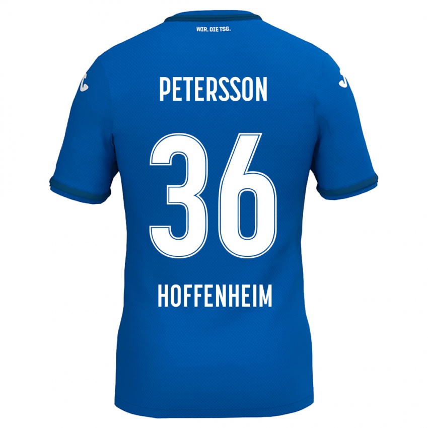 Niño Camiseta Lúkas Petersson #36 Azul Real 1ª Equipación 2024/25 La Camisa Perú