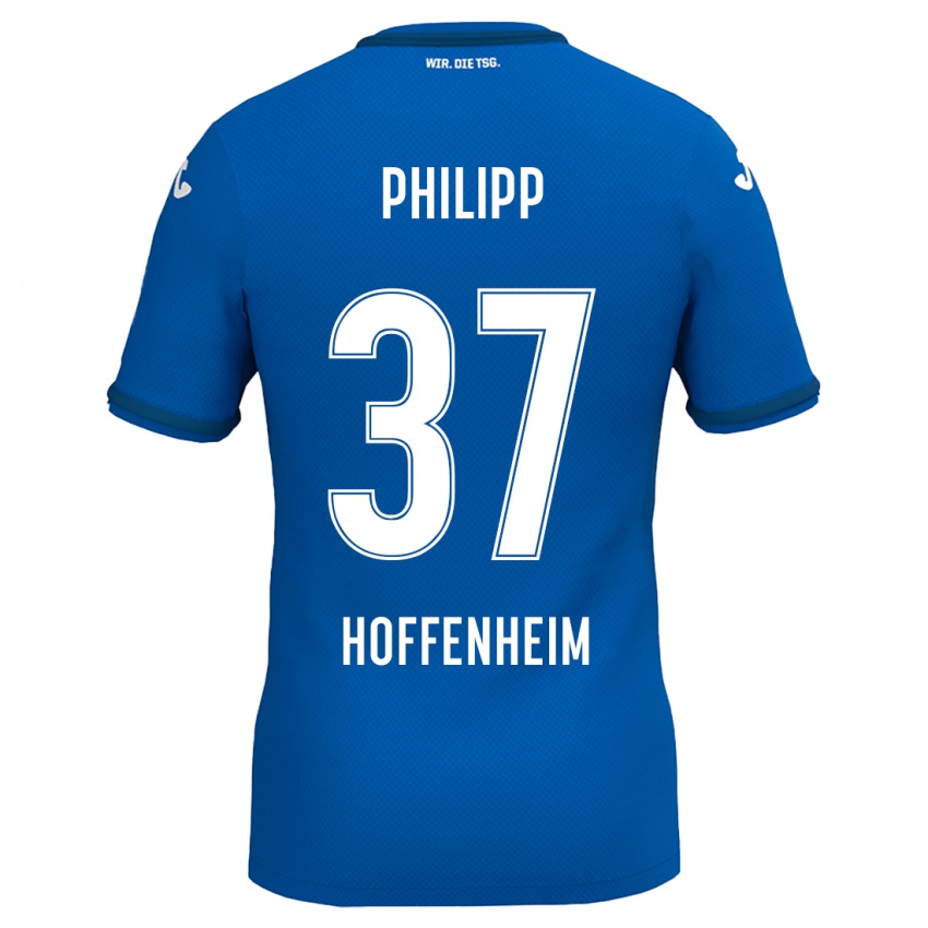 Niño Camiseta Luca Philipp #37 Azul Real 1ª Equipación 2024/25 La Camisa Perú